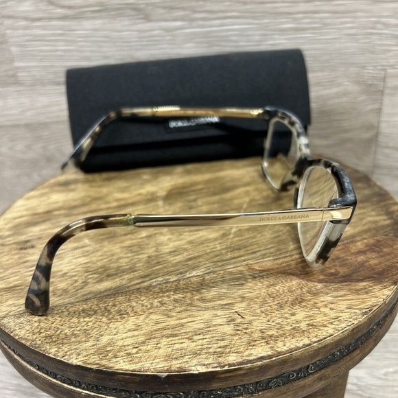 Dolce & Gabbana DG3218 2888 52016 140 Tortoise Shell Eyeglasses Glasses w/ Case - Picture 7 of 11